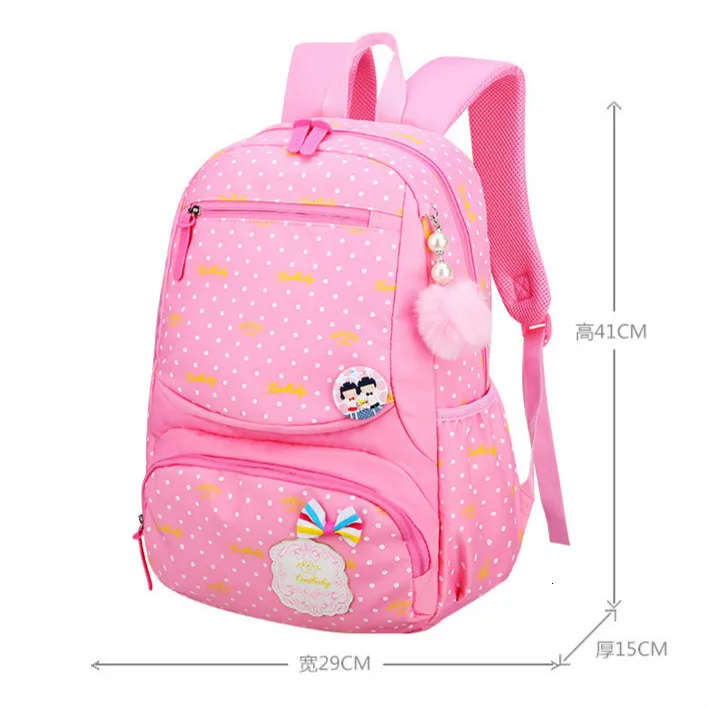 School Kids Bags Children school backpacks Waterproof Nylon girls princess schoolbags Printing Backpacks kids Book Bag Mochila