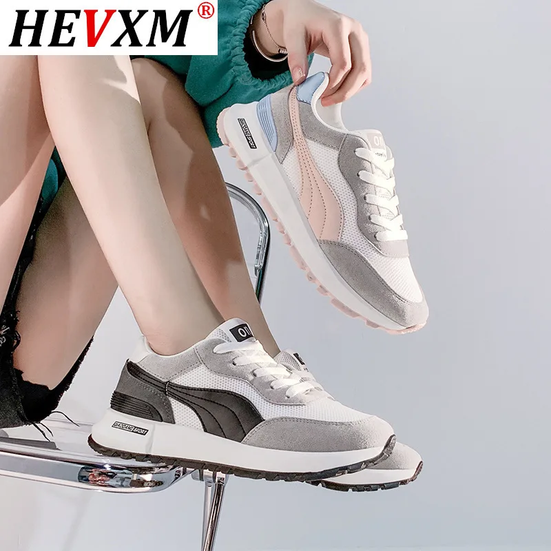 

2021 Spring New Mesh Forrest Shoes Student Flat All-match Casual Sports Square Dancing Women's