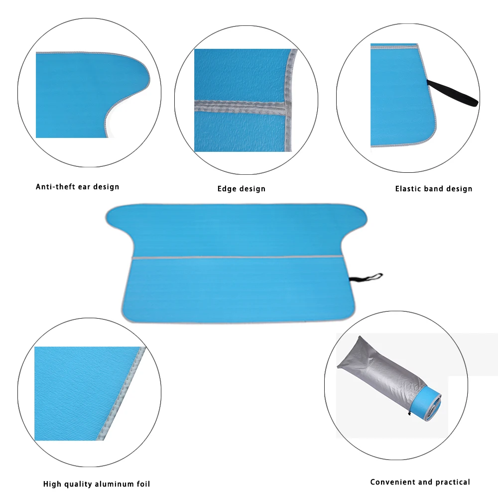 X 95 см Солнцезащитные очки на лобовое стекло автомобиля Универсальный Магнитный