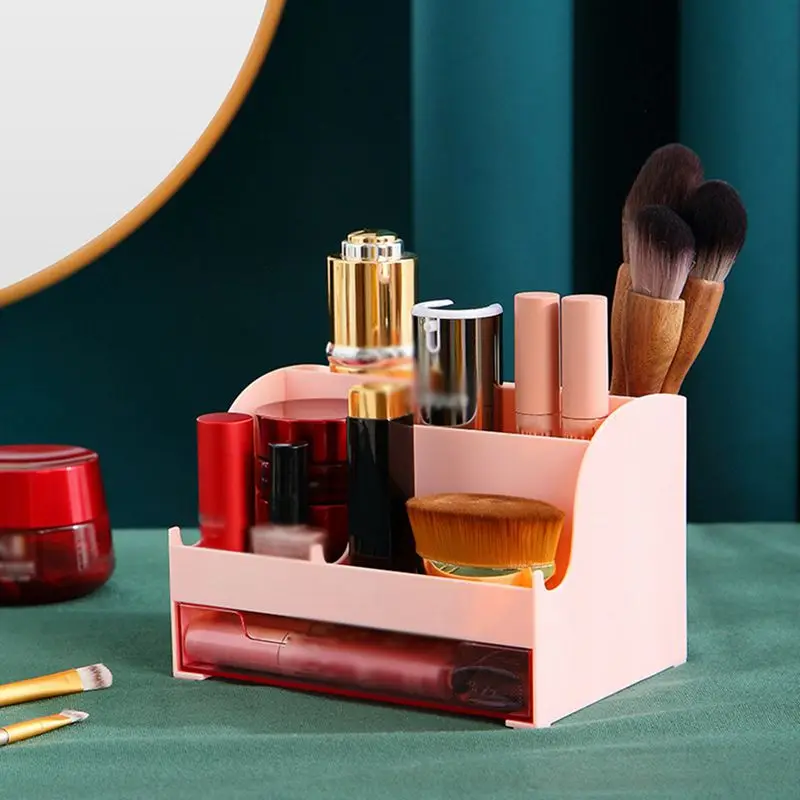 

Multifunctional Drawer Desktop Storage Box Cosmetic Storage Box Dust-proof Compartment Storage Box Storage Box