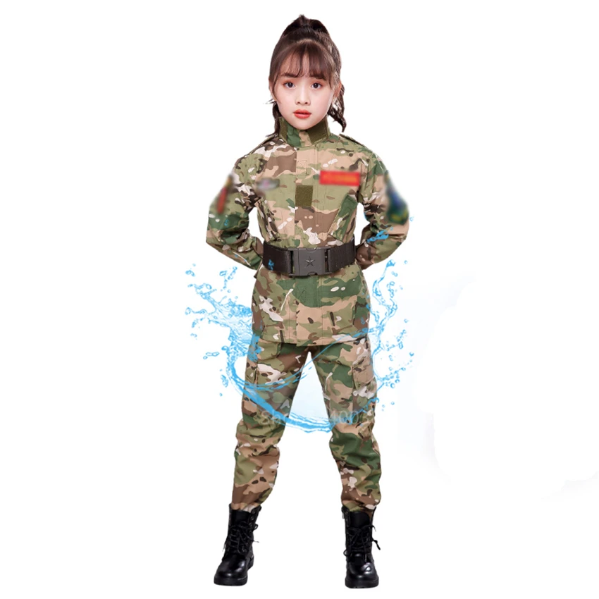 Детская Военная Униформа специального назначения для мальчиков и девочек