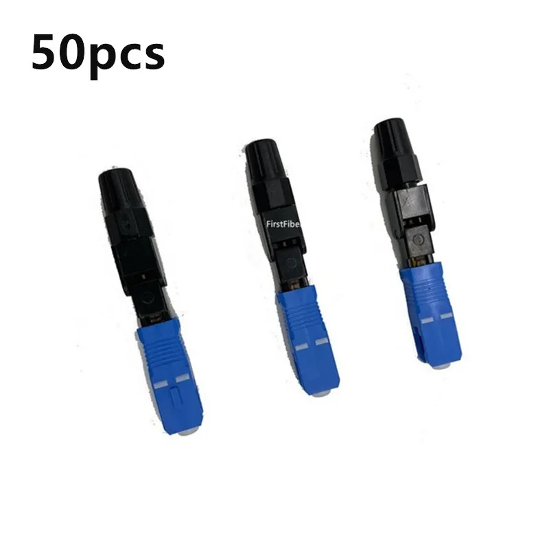 50 шт. SC UPC быстрый соединитель Встроенный адаптер Поддержка 0 9 мм 2 3 Внутренний