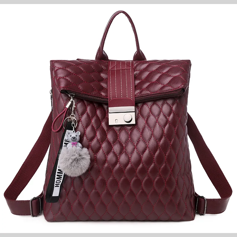 

Fashion PU Soft Women's Bags Backpack 2020 New Backpack Women Backpack Small Backpack