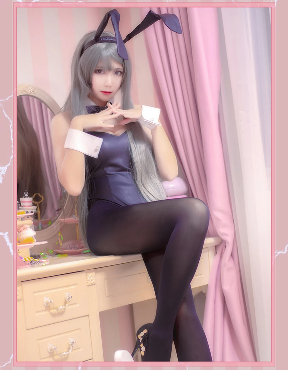 Женский комбинезон для косплея Seishun Buta Yarou wa Bunny Girl Senpai no Yume wo Minai|Костюмы из фильмов