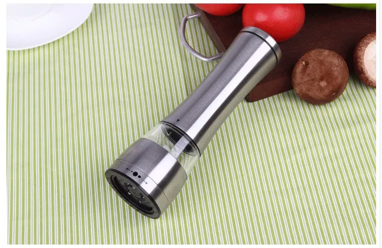 Ручная мельница для перца из нержавеющей стали многоцелевая черного ручная