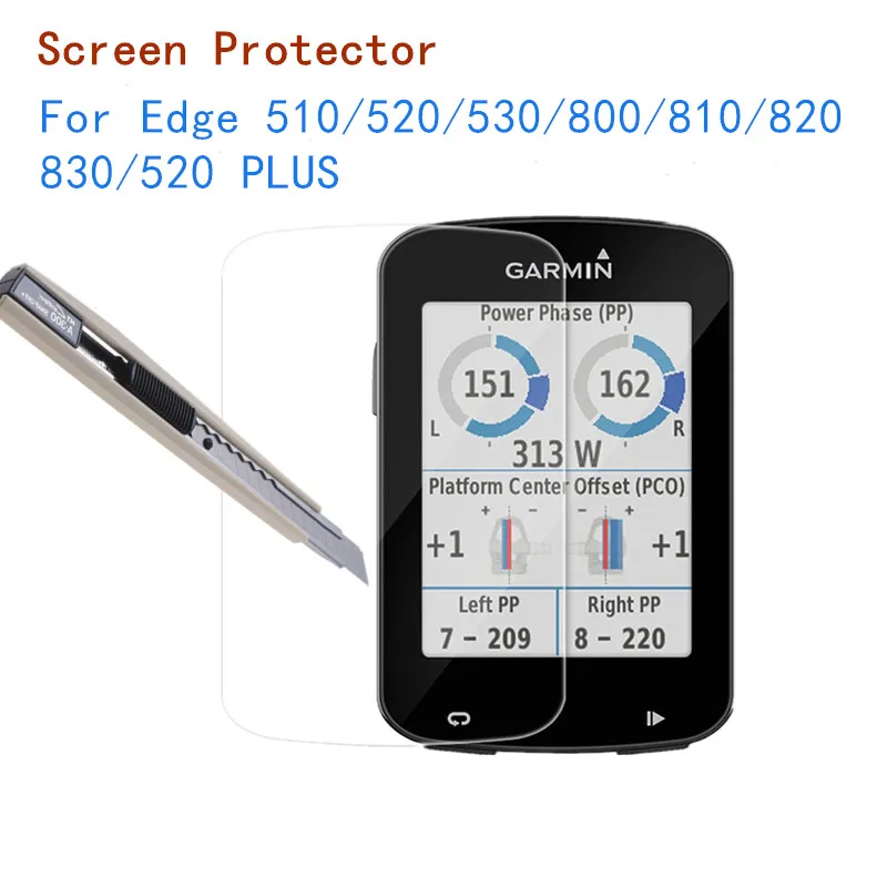 

Прозрачная Высококачественная Защитная пленка для Garmin Edge 510 520 520plus 530 800 810 820 830