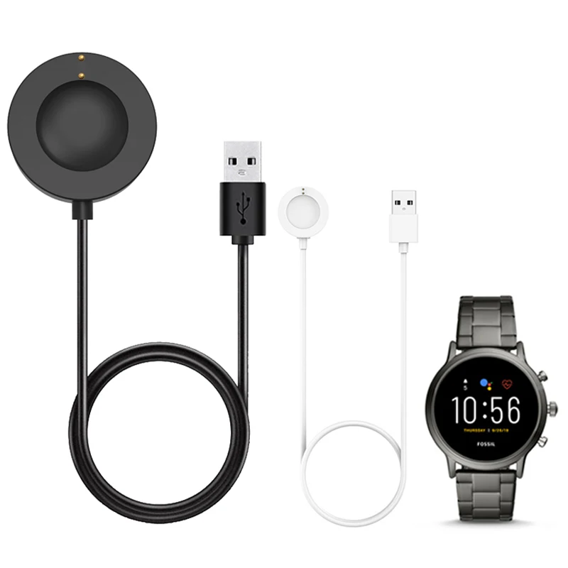 USB-кабель для зарядки адаптер Fossil Gen 6/5E/4 Explorist/Venture/Sloan 5 Lte зарядное устройство