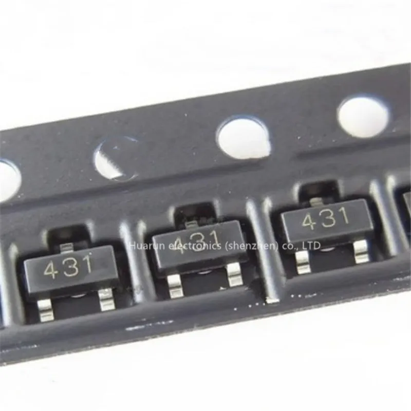 

Регулируемый Триод, 50 шт.-100 шт., TL431 431, CJ431 SOT-23, TL431A, SOT23