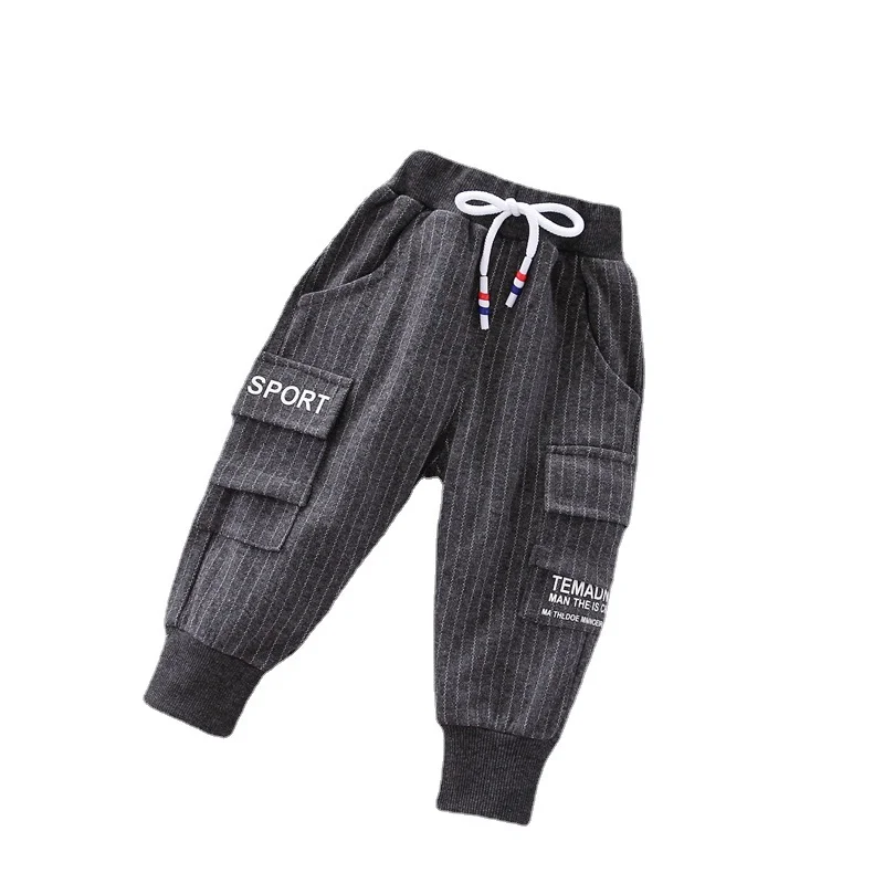 New Children Trousers Spring Autumn Baby Girls Clothing Boys Cotton Casual Pants Toddler Fashion Costume Infant Kids Sportswear | Мать и