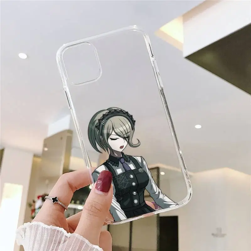

Danganronpa V3 Killing Harmony anime Phone Case Transparent soft For iphone 5 5s 5c se 6 6s 7 8 11 12 plus mini x xs xr pro max
