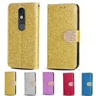 Роскошный блестящий кожаный флип-кошелек с бриллиантами для LG Stylo 5, чехол для телефона LG K40 K12 Plus, функциональный чехол-подставка с отделением для карт