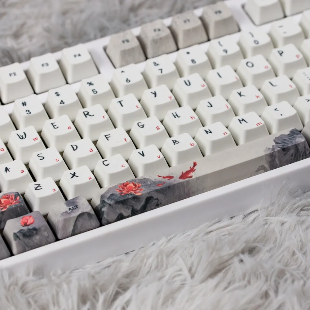 Колпачки для клавиш с принтом Фетиш Fine Koi PBT 5 лиц сублимационные колпачки OEM