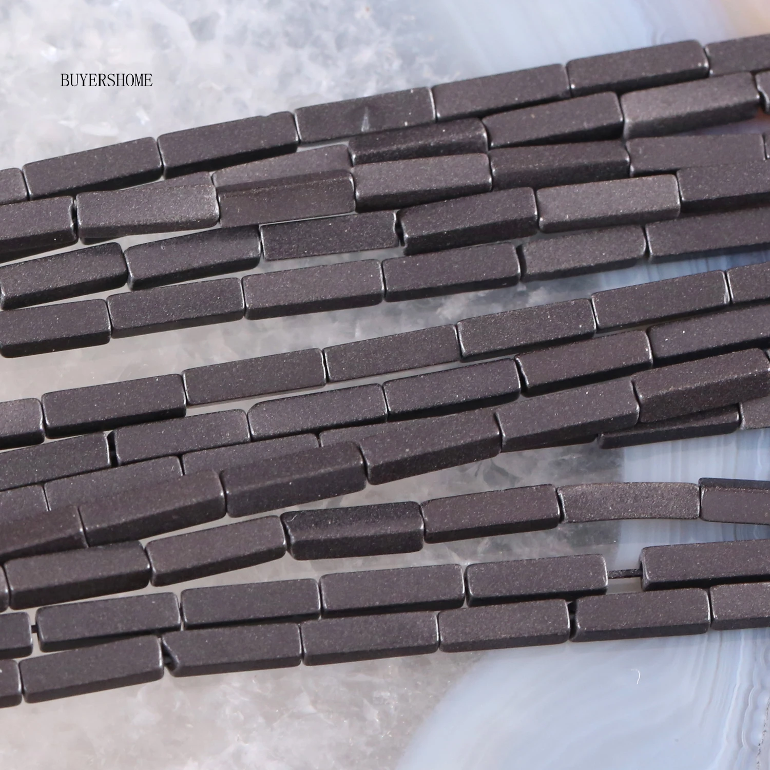 Rectangle 8x2MM Beads Natural Multi Color Onyx Loose For DIY Jewelry Making Necklace Bracelets String 15.5&quot | Украшения и