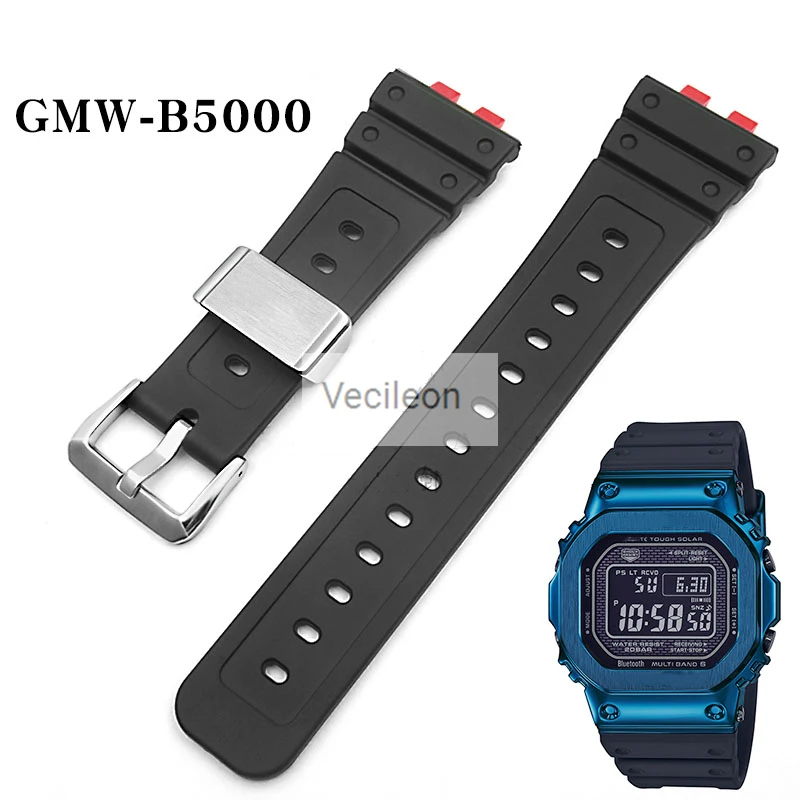 Watchbands and Bezel For GMW-B5000 Watchband Strap With Metal Watch Loops Buckle Factory Made Tools | Наручные часы