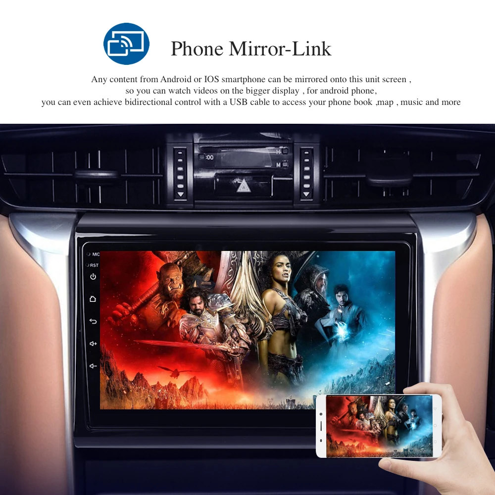 Android 9,0 автомобильный радиоприемник 2 Din gps Navi для Toyota Fortuner PX6 DSP ips HDMI 4 Гб+ 64 Гб RDS Wi-Fi USB BT Carplay DAB