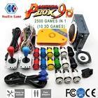 DIY игровых автоматов шкаф Комплект к оригиналу Pandora коробка 9D 2500 Игровая приставка в комплекте с HAPP Кнопка копия SANWA 8 способ джойстики