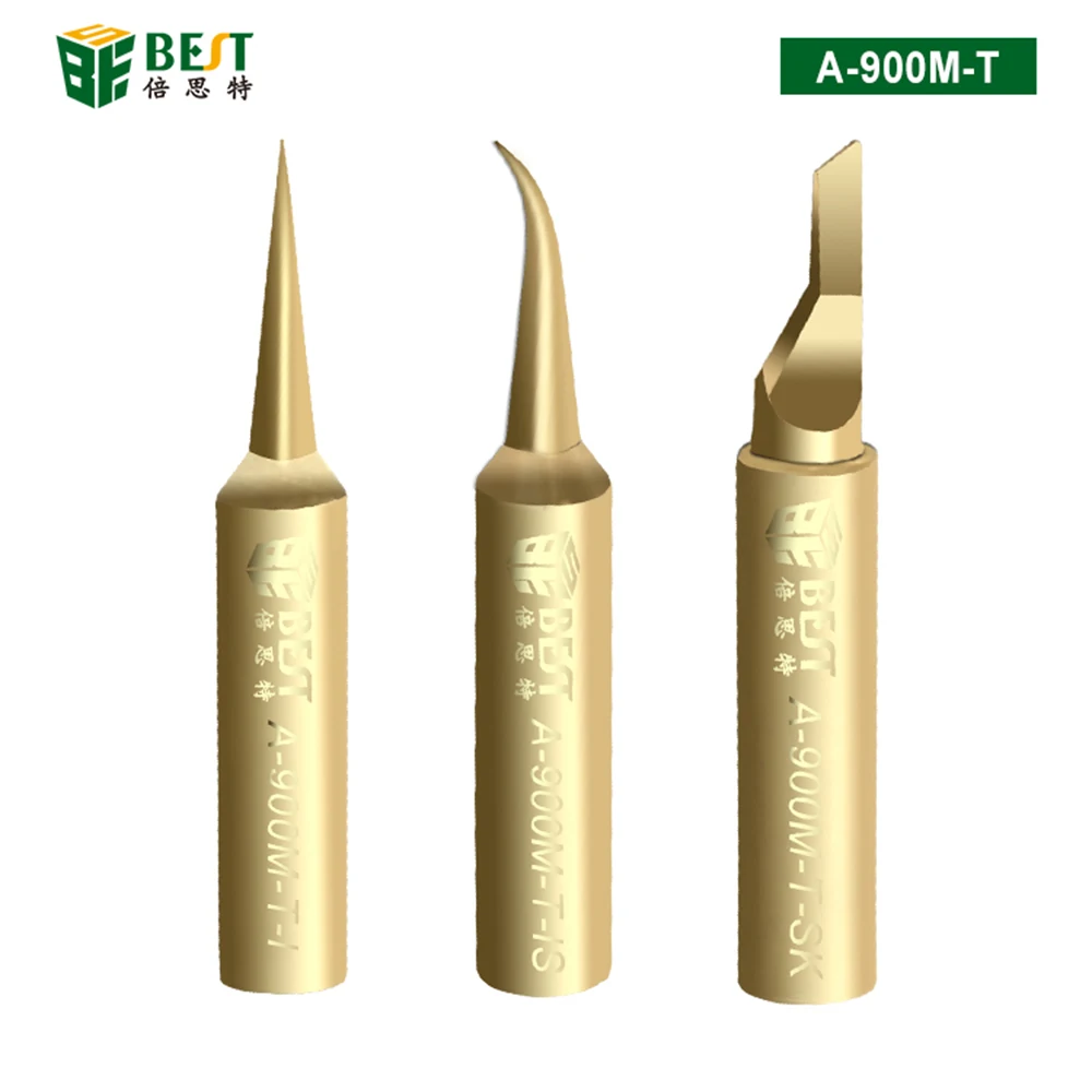 

Soldering Iron Tips 900M-T-I/IS/SK Lead-free Oxygen-free Copper 0.03mm Fly Line Welding Tip for Hakko 936/937 Station BGA Rework