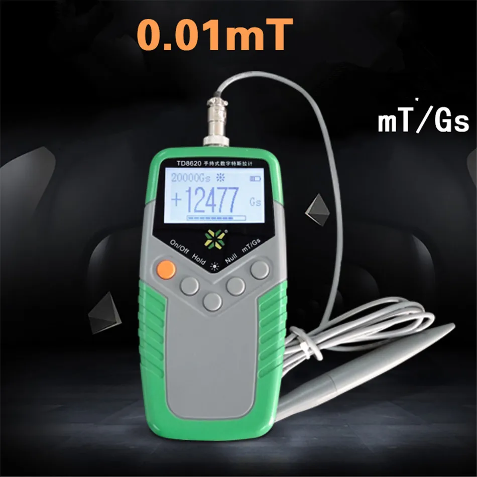 TD8620 Измеритель Гаусса с постоянными магнитами ручной цифровой измеритель Тесла