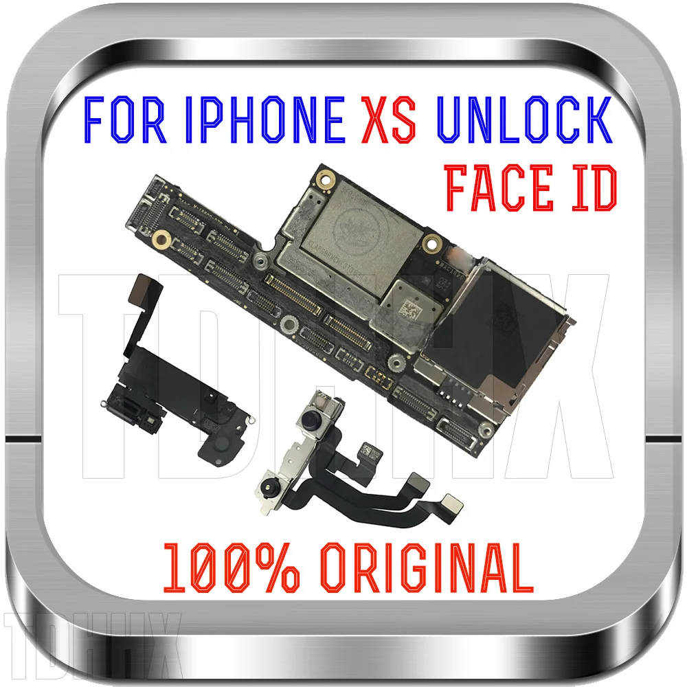 Большая ПЗУ для iPhone XS материнская плата разблокированная бесплатно да/нет распознавания лица ID используется ок основная логическая плата хорошая работа