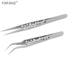 Набор пинцетов из нержавеющей стали, высокоточные тонкие пинцеты для электроники, инструменты для пайки и ремонта ноутбука