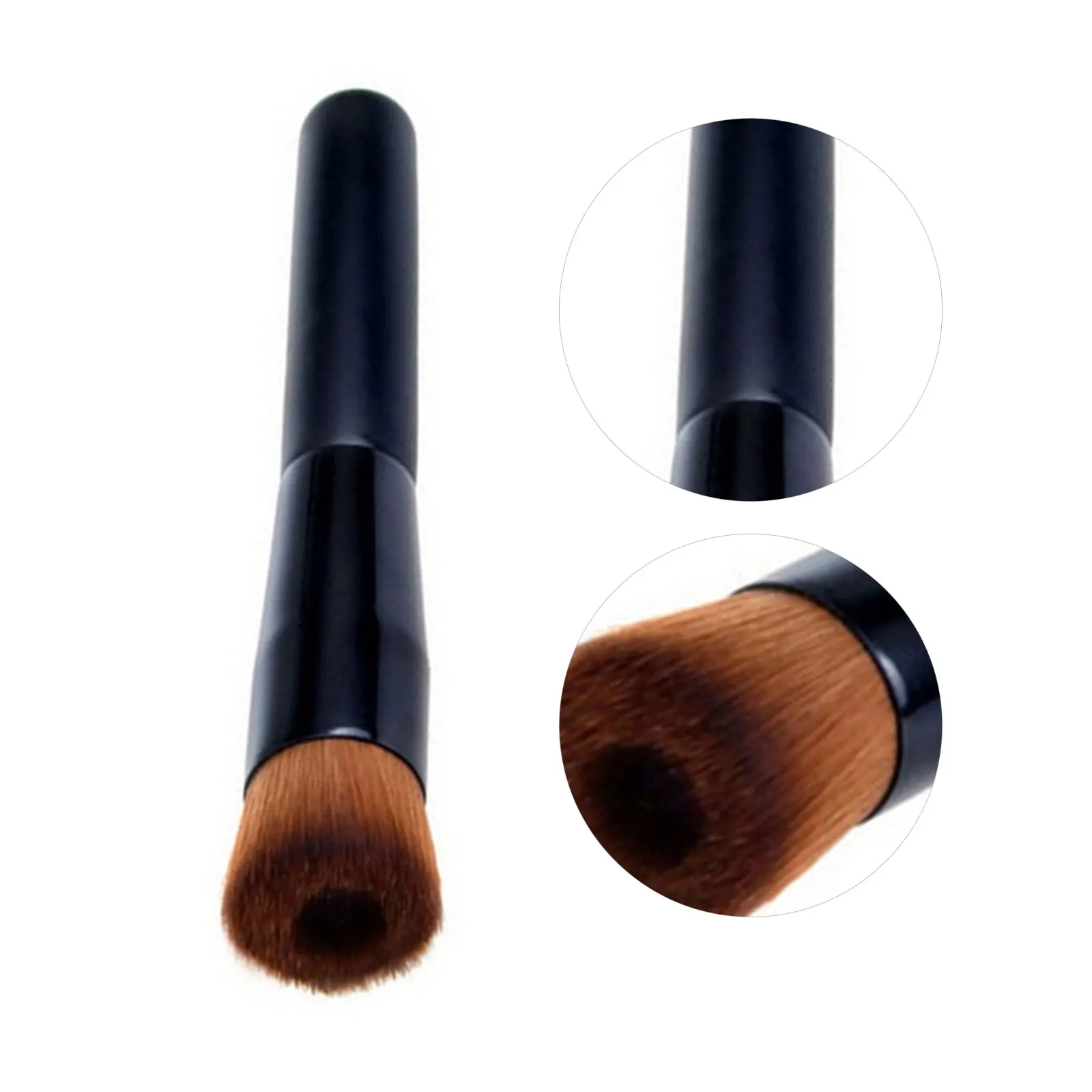 

1PC Black Makeup Brushes Powder Concealer Powder Blush Liquid Foundation Face Make Up Brush Tools Professional Cosmetics Tool