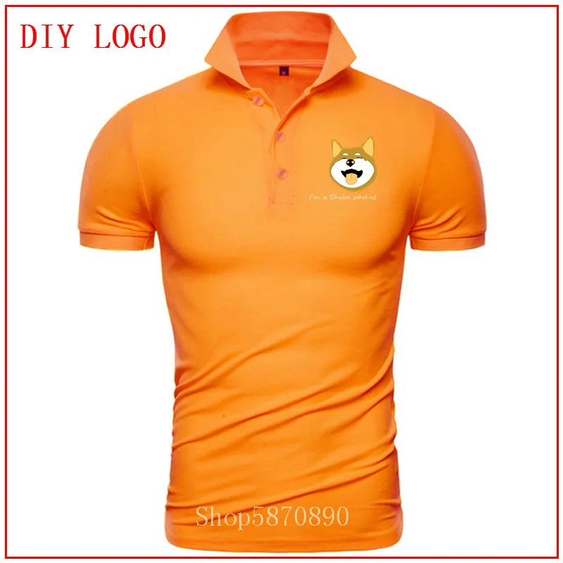 Мужская футболка поло с принтом shaba повседневная хлопковая Футболка для