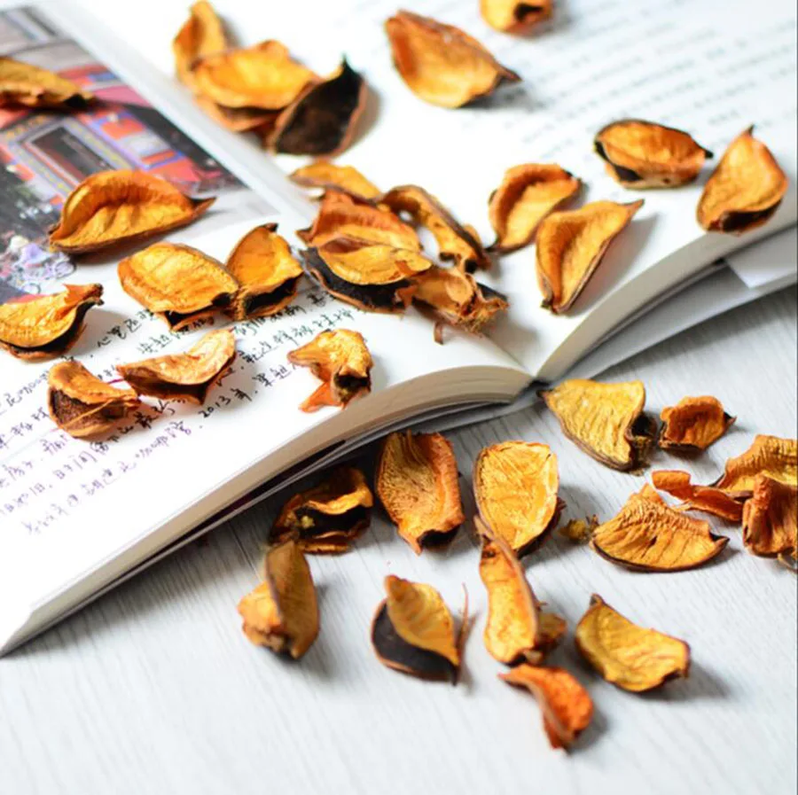 200g Dried Natural/Orange/Red Cotton Shell Flower For Wedding Party Holiday Show Window Decoration | Дом и сад