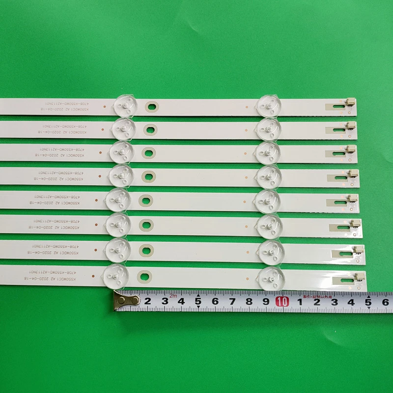 Новинка 8 шт./лот 5LED или 6LED светодиодная подсветка полосы для 55PUF6092 K550WDC1 A2