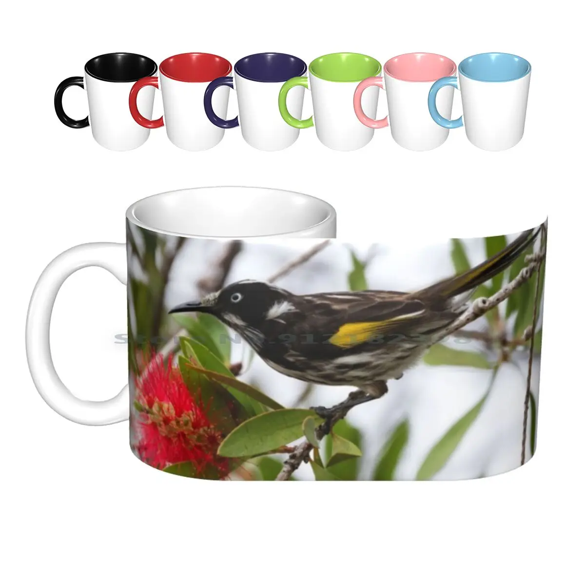 Керамические кружки с изображением дождя для еды кружка кофе молока чая птиц