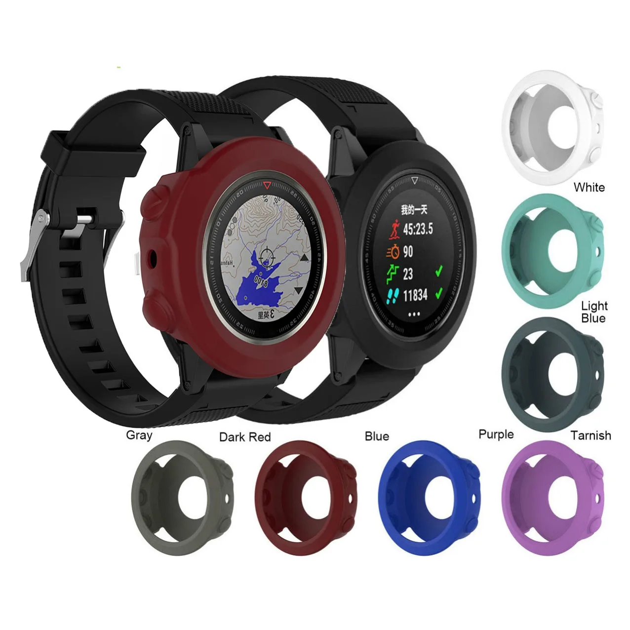 Чехол для часов Garmin fenix 5 5S 5X браслет часы ТПУ силиконовый мягкий защитный чехол