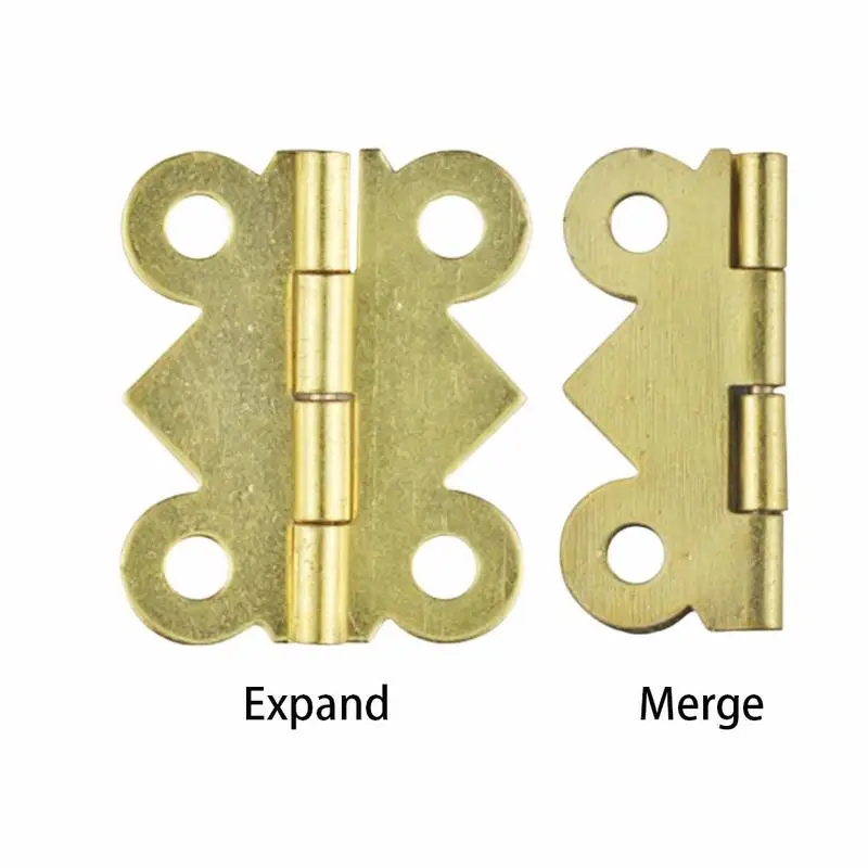 10 шт 180 мини Античная бронзовая Бабочка Форма петли ювелирных изделий деревянная