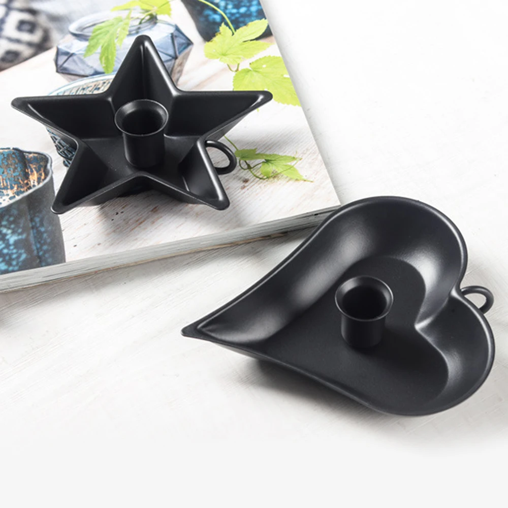 1 шт. подсвечник в форме звезды сердца украшение для рождественской вечеринки |