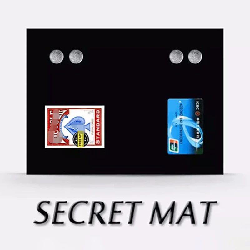 

Secret Mat Magic Tricks Appearing Magic Close Up Poker Deck Card Mat Accessories Gimmicks Illusions Props Magician Magia Mat Pad