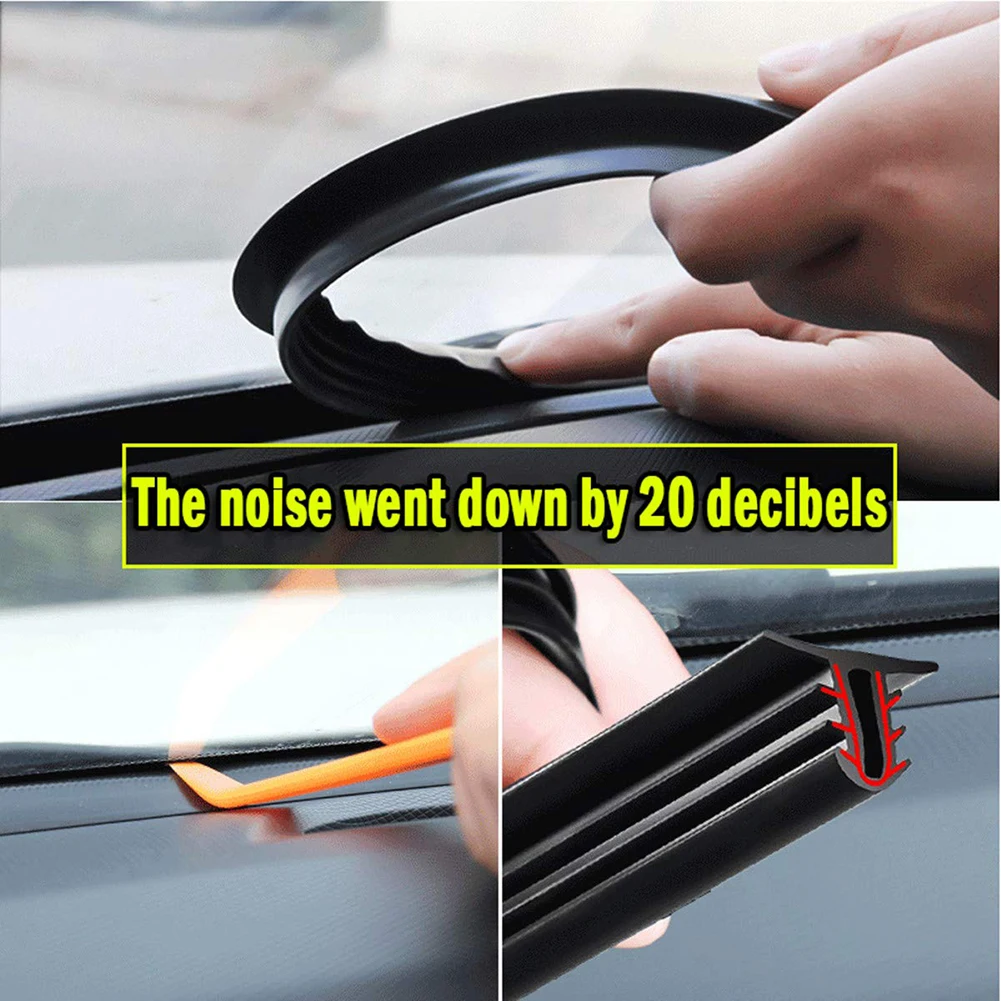 1.6M Car Dashboard Sealing Strip for Kia Rio K2 K3 5 Sportage Ceed Sorento Cerato Soul Buick Hyundai Tucson | Автомобили и