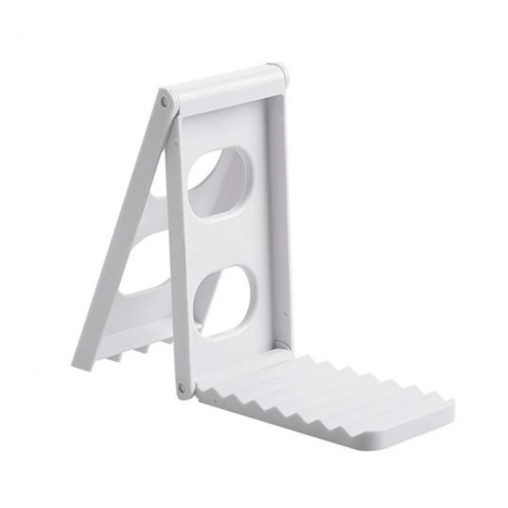 

Kitchen Countertop Organizer Folding Holder for Pot Lids, Cutting Boards, Pans, Plates with Non-Slip Wavy Base
