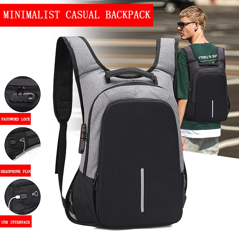 Men Multifunction USB Charging 15.6inch Laptop Backpacks For Teenagers Travel Backpack Anti Thief Fashion Male Mochila