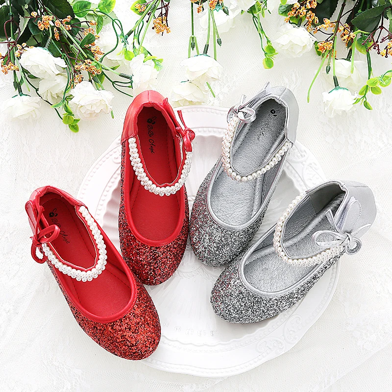 Детская обувь принцессы для маленьких девочек Повседневная из искусственной