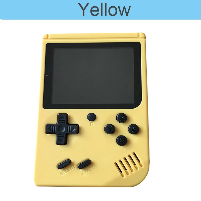Yellow Новая портативная игровая консоль встроенный 168 Ретро игры 8 бит консоль 3,0 дюймов портативный игровой плеер мини игровая консоль ребенок Ностальгический - Цвет: Yellow