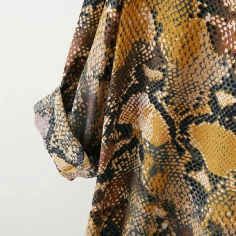 

Ropa De Hombre 2020 Spring New Shirt Men's Shirt Fashion Leopard Print Stand Collar Men's Shirt