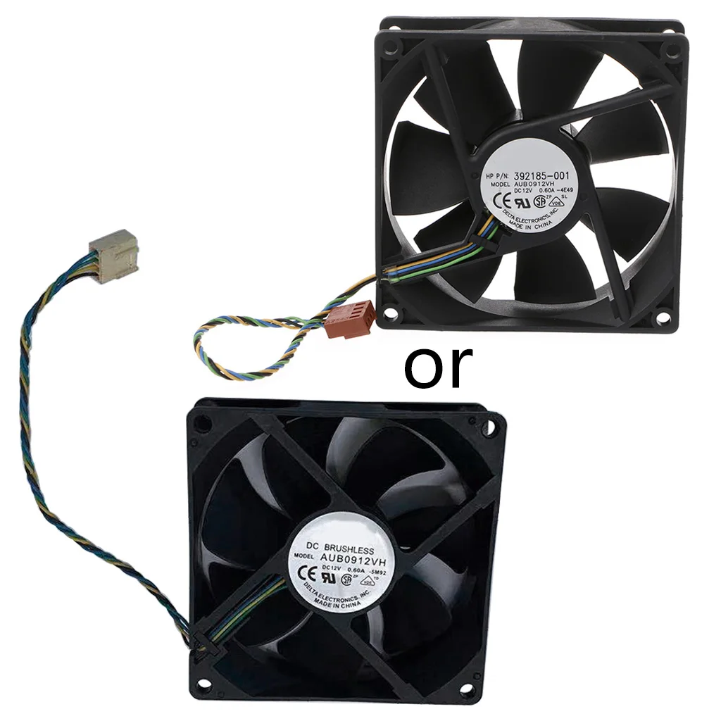 90*90*25 мм 9025 DC 12V 0.6A 4-контактный компьютер PWM вентилятор охлаждения для Delta AUB0912VH