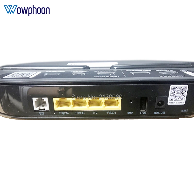 100% новый Huawei EPON HS8145V 4GE + 1Tel 1USB Wi-Fi (2 4 ГГц/5 ГГц) Ftth Epon ONU ONT прекращения волокна