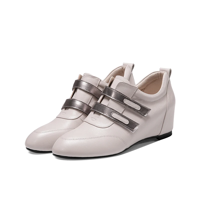 Новинка 2020 года Весенняя стильная обувь из воловьей кожи Удобная женская