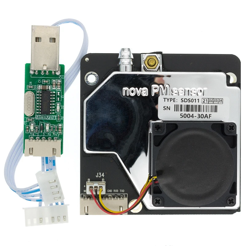 Nova PM sensor SDS011 High precision laser pm2.5 air quality detection module Super dust sensors digital output | Электронные