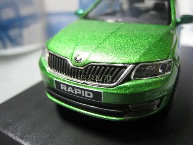 ABREX 1/43 масштаб SKODA RAPLD литой металлический автомобиль модель игрушки для коллекции, подарок, дети