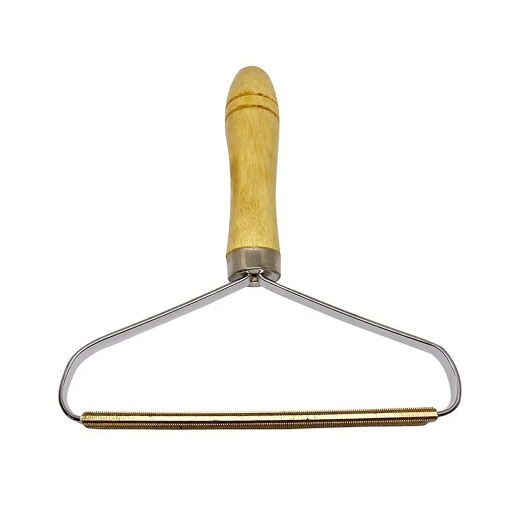 

Wooden Handle Depilator Mini Portable Lint Fluff Remover Carpet Cashmere Sweater Fiber Wool Coat Remover Hair Brush Tool Fur