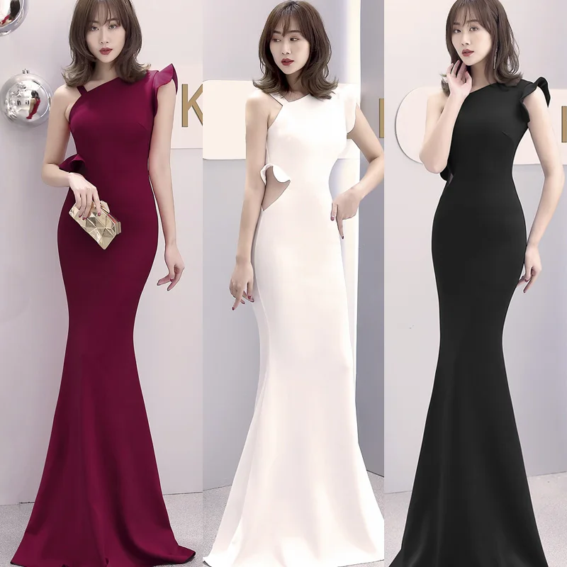 Для женщин летние пикантные вечерние Вечерние Длинное платье без рукавов
