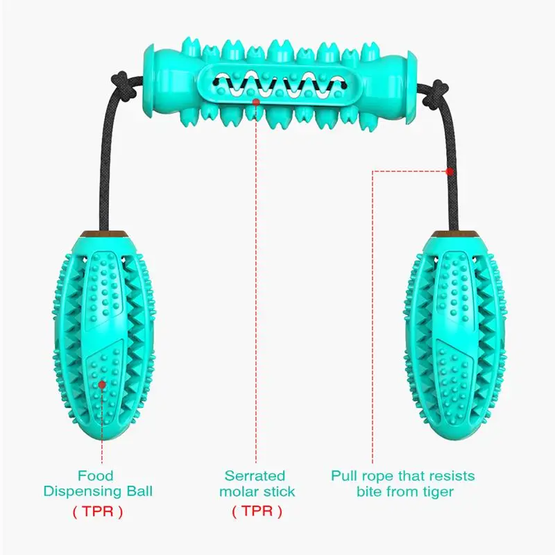 

1 Pcs Interactive Dog Toys Rubber Convex Shape Dog Training Toy Molar Bite Resistant Dogs Teeth Cleaning Chewing Toy Accessories
