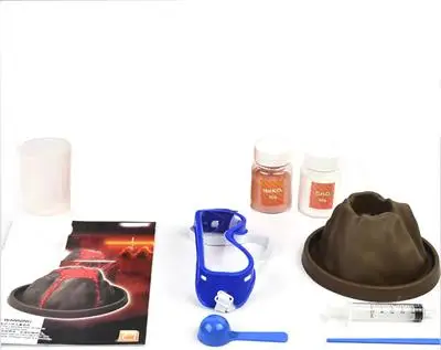 DIY ЭКСПЕРИМЕНТАЛЬНЫЙ НАБОР извержения вулкана Обучающие игрушки подарок для