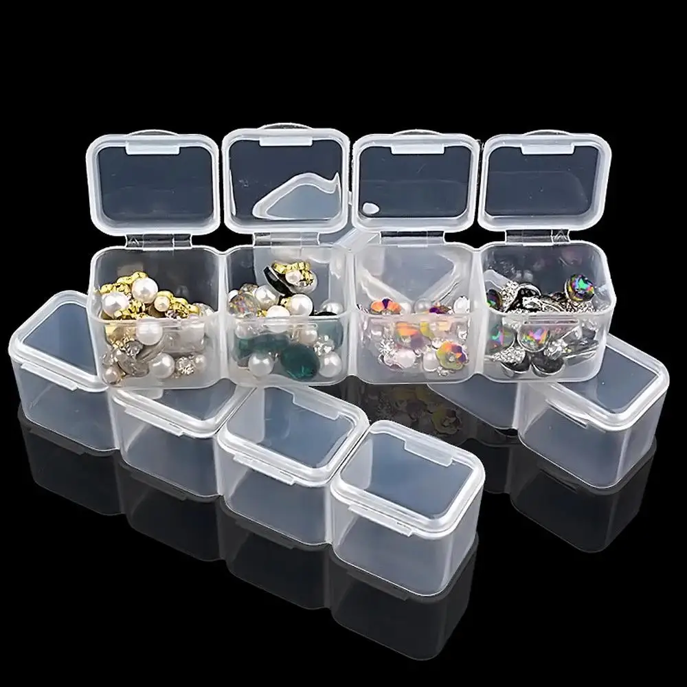 

84 Grids DIY Diamond Painting Square Drill Box Jewelry Box Rhinestone Embroidery Crystal Bead Organizer Storage Case Container