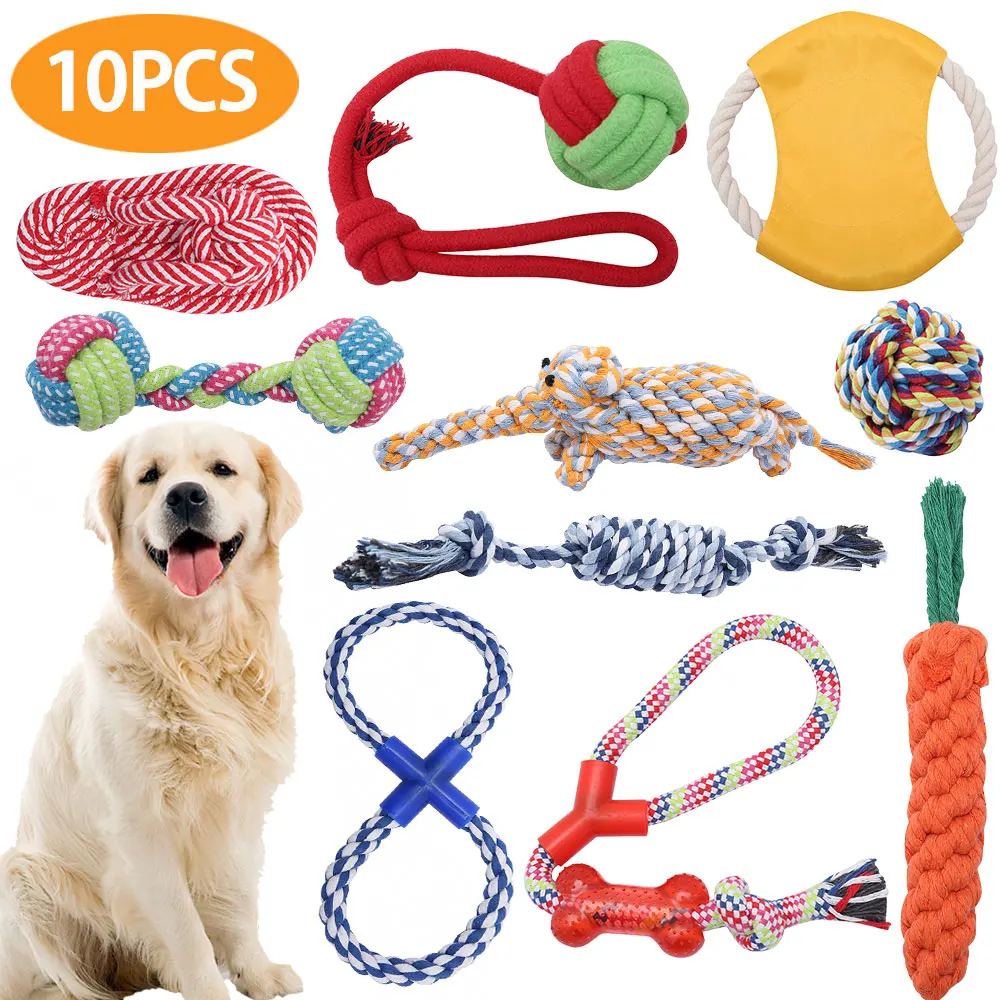 10 шт. набор игрушек для собак маленькая собака молярные зубы чистая